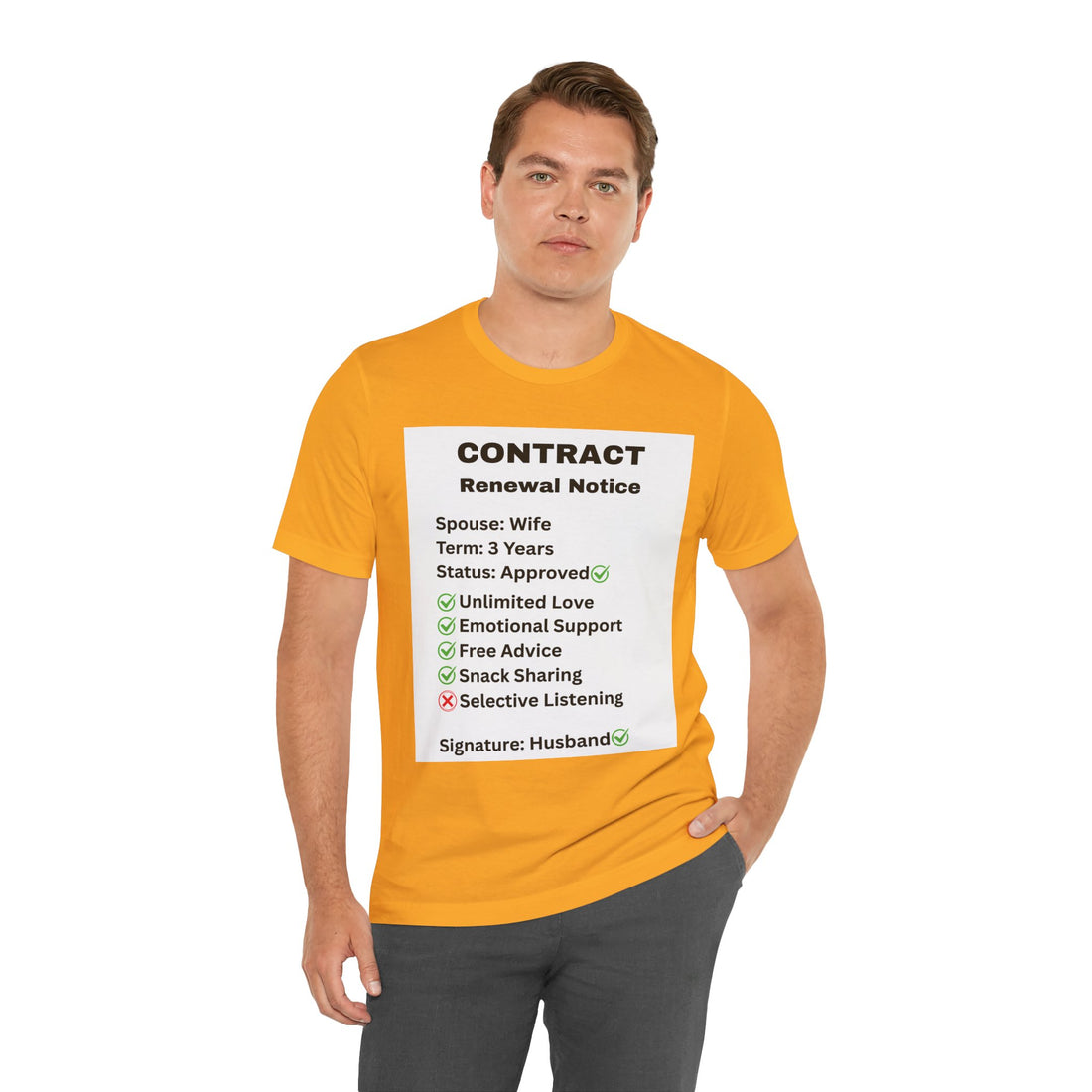 Husband Contract Renewal TShirt