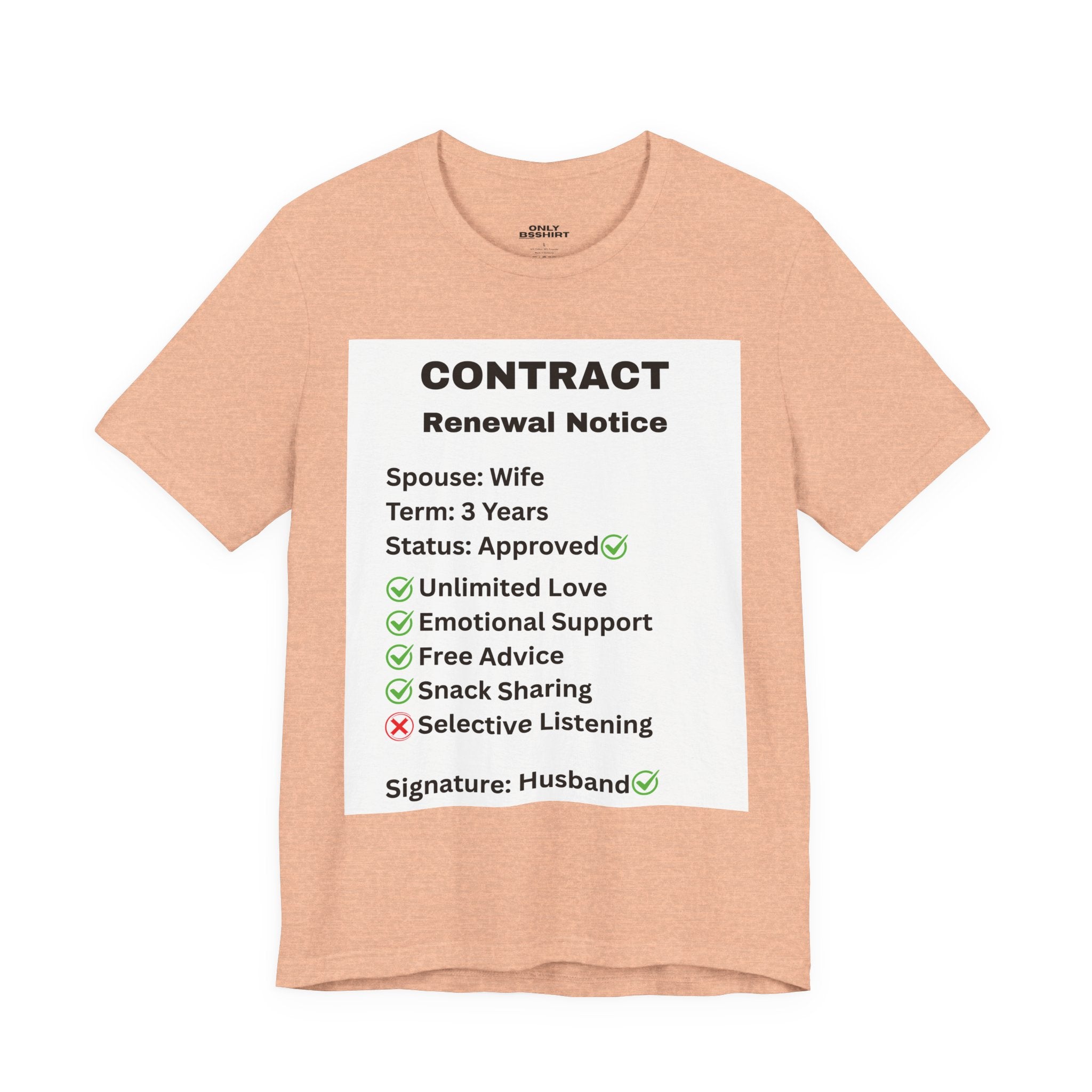 Husband Contract Renewal TShirt