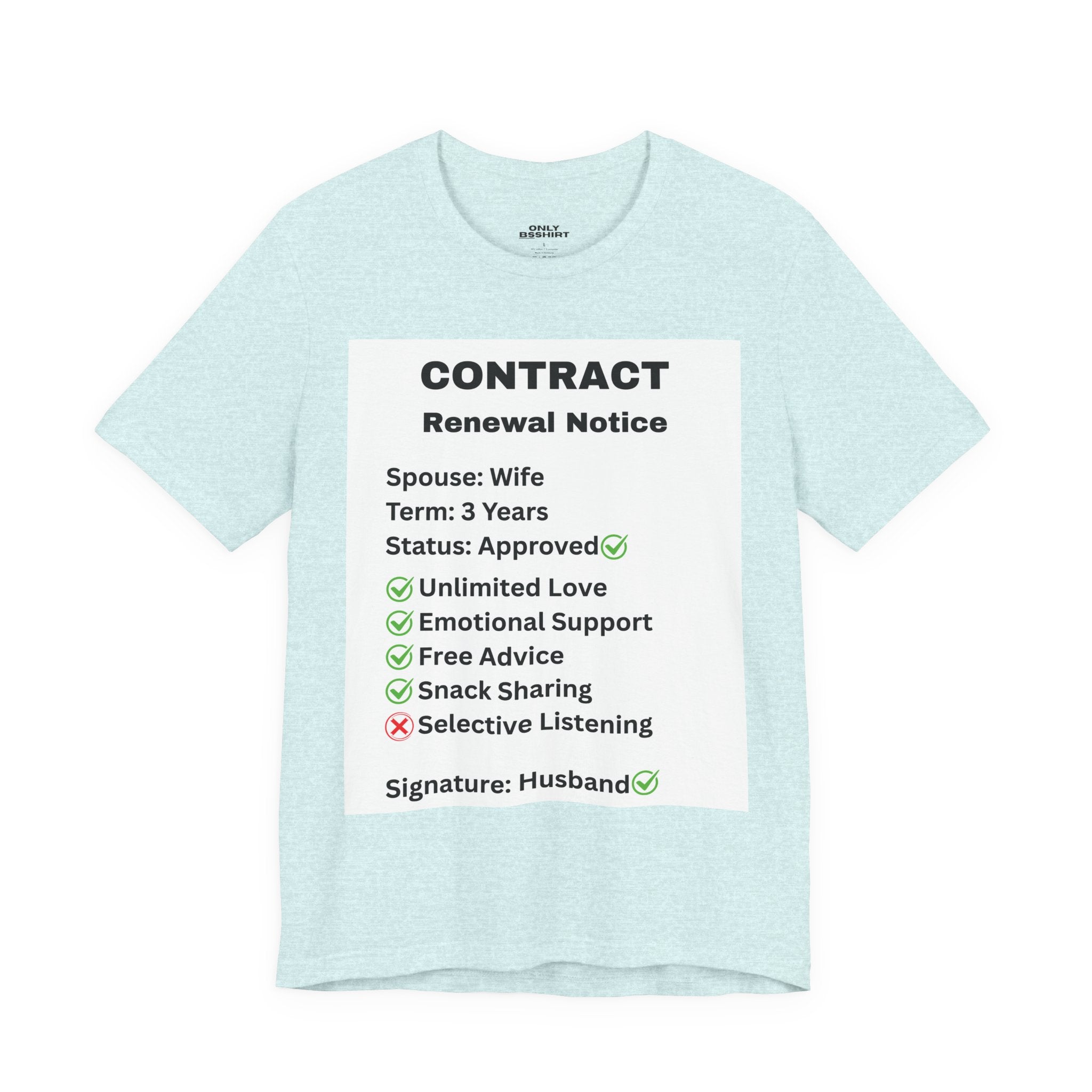 Husband Contract Renewal TShirt
