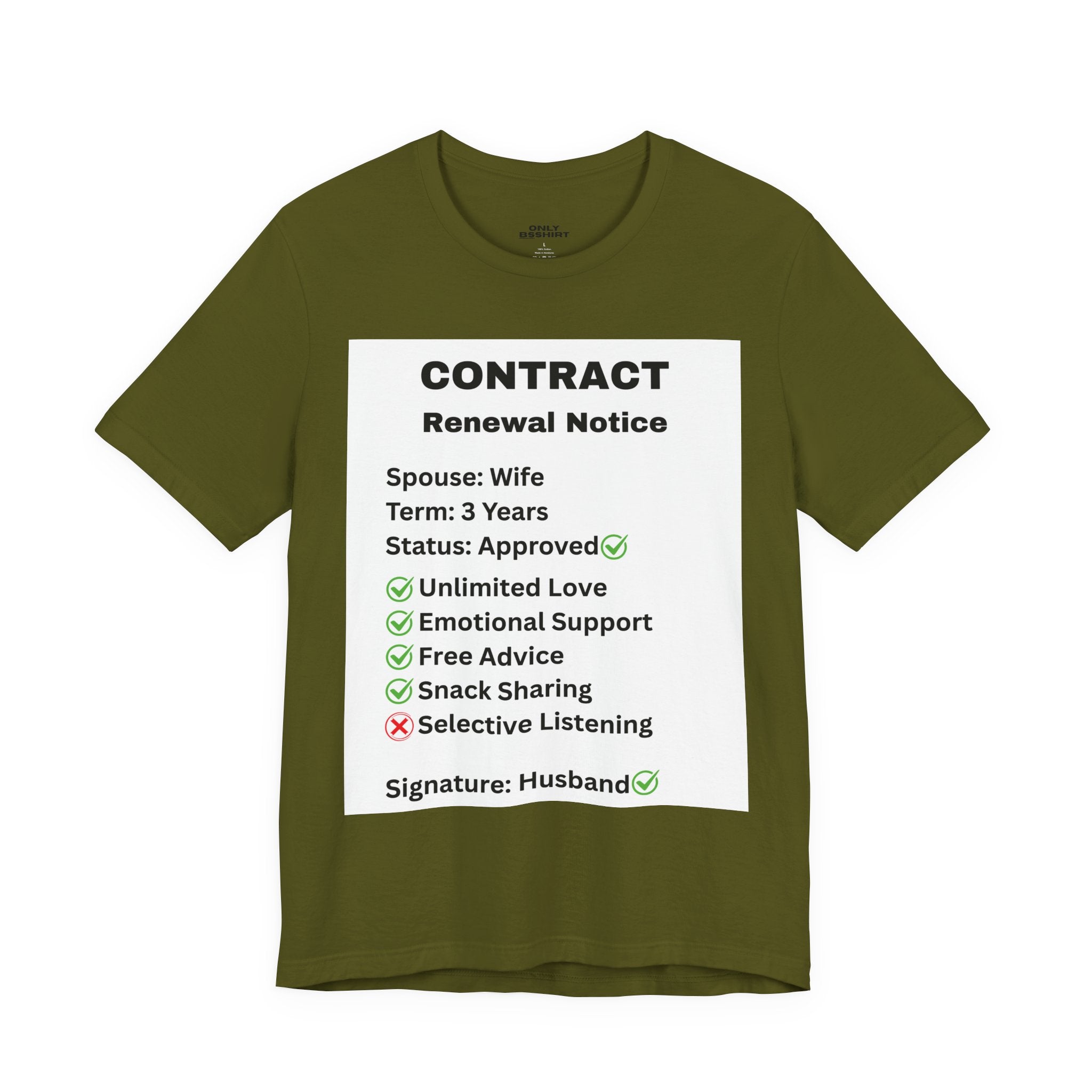 Husband Contract Renewal TShirt