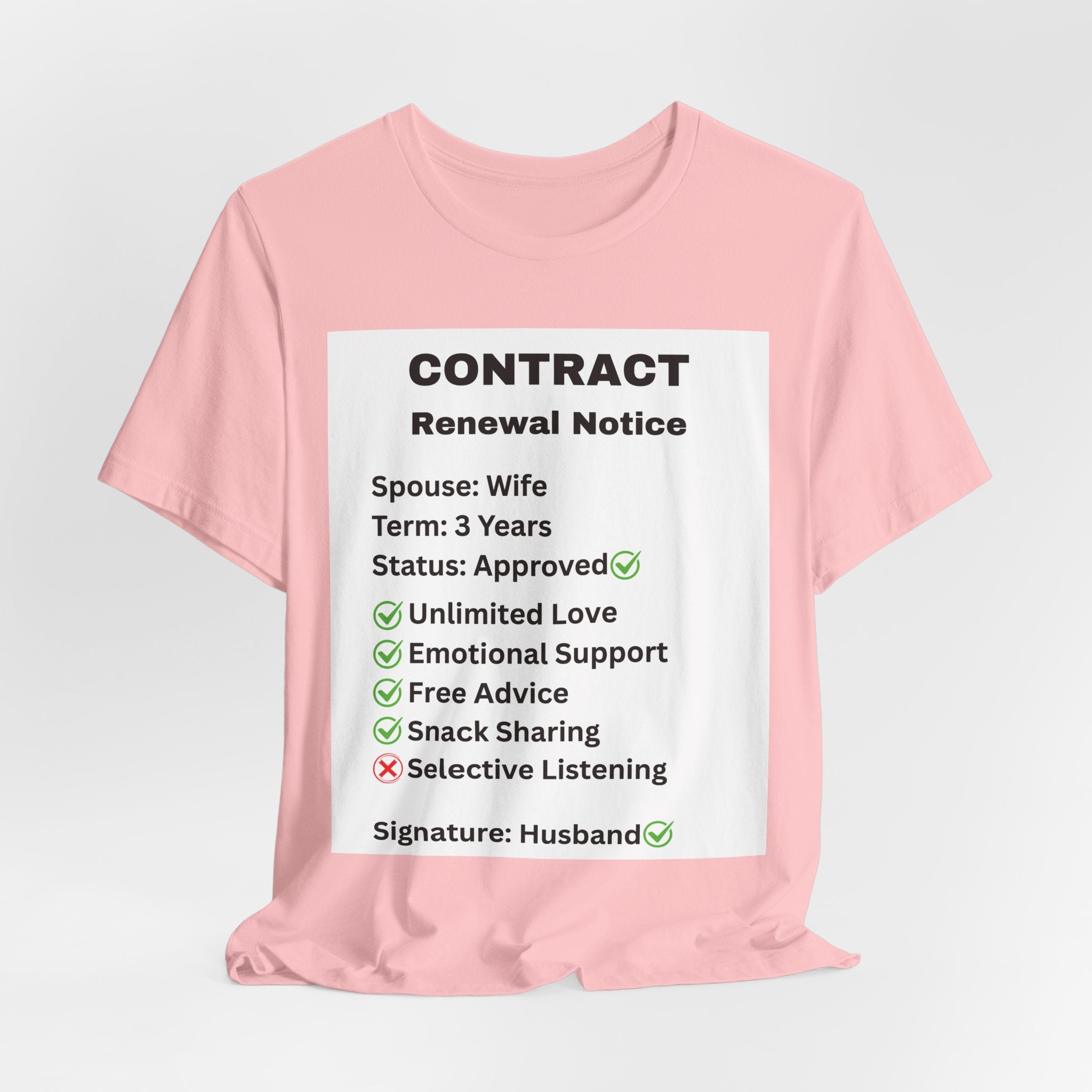 Husband Contract Renewal TShirt