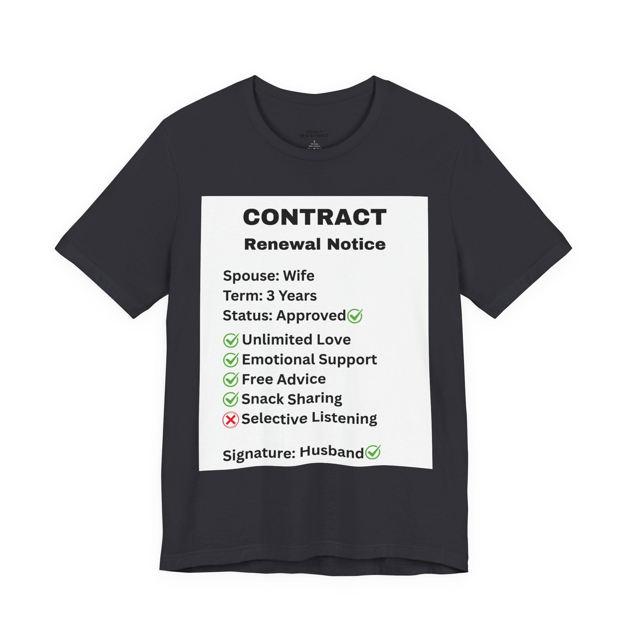 Husband Contract Renewal TShirt