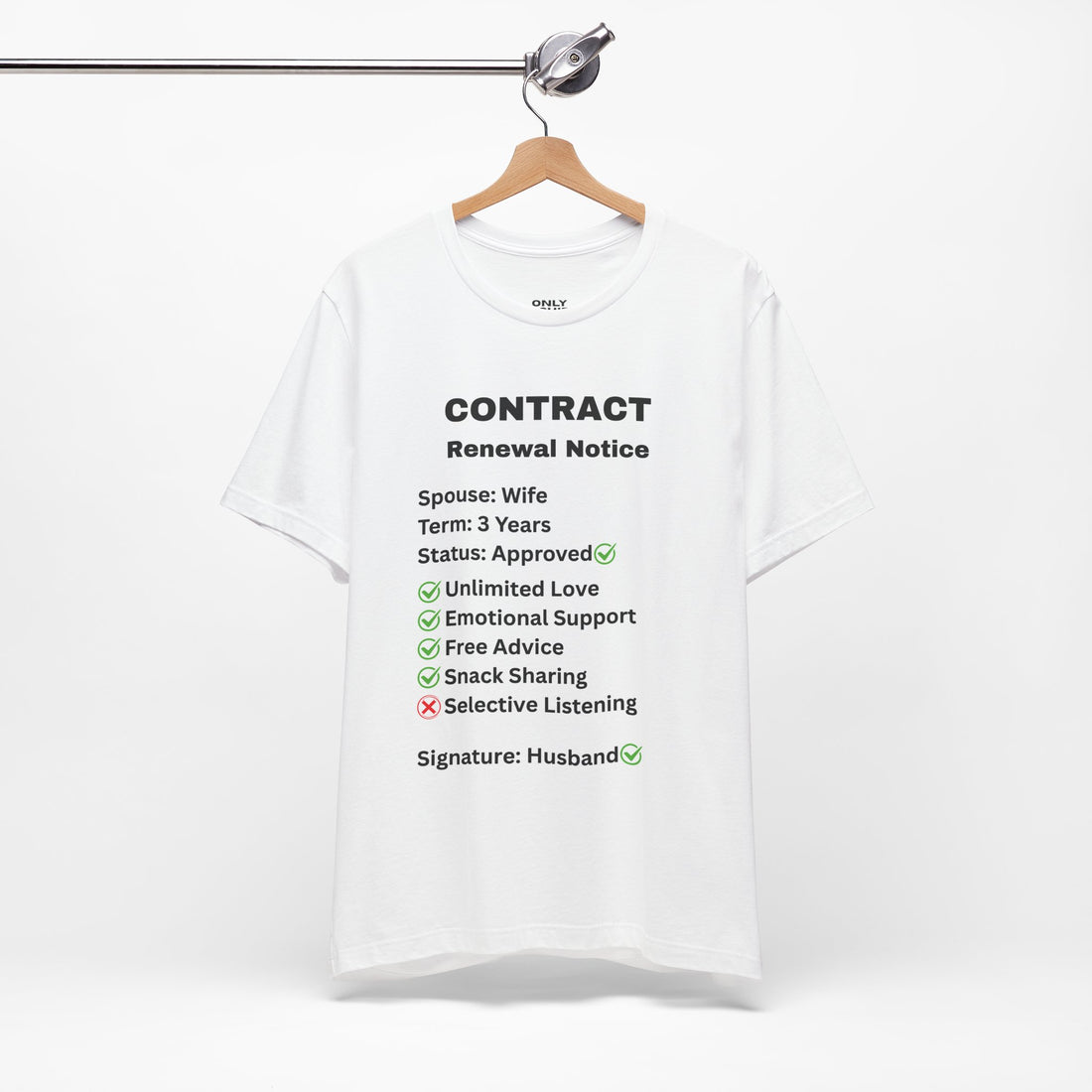 Husband Contract Renewal TShirt