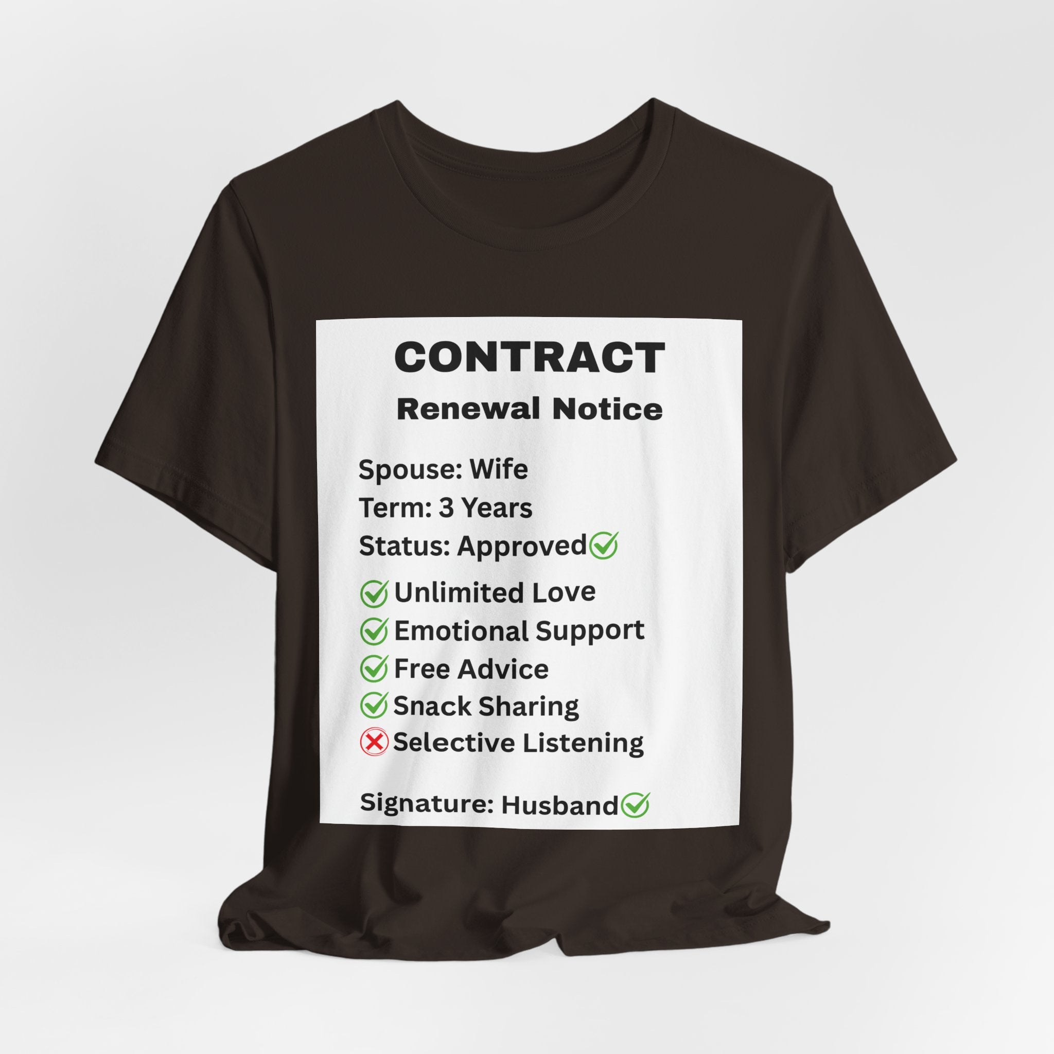 Husband Contract Renewal TShirt