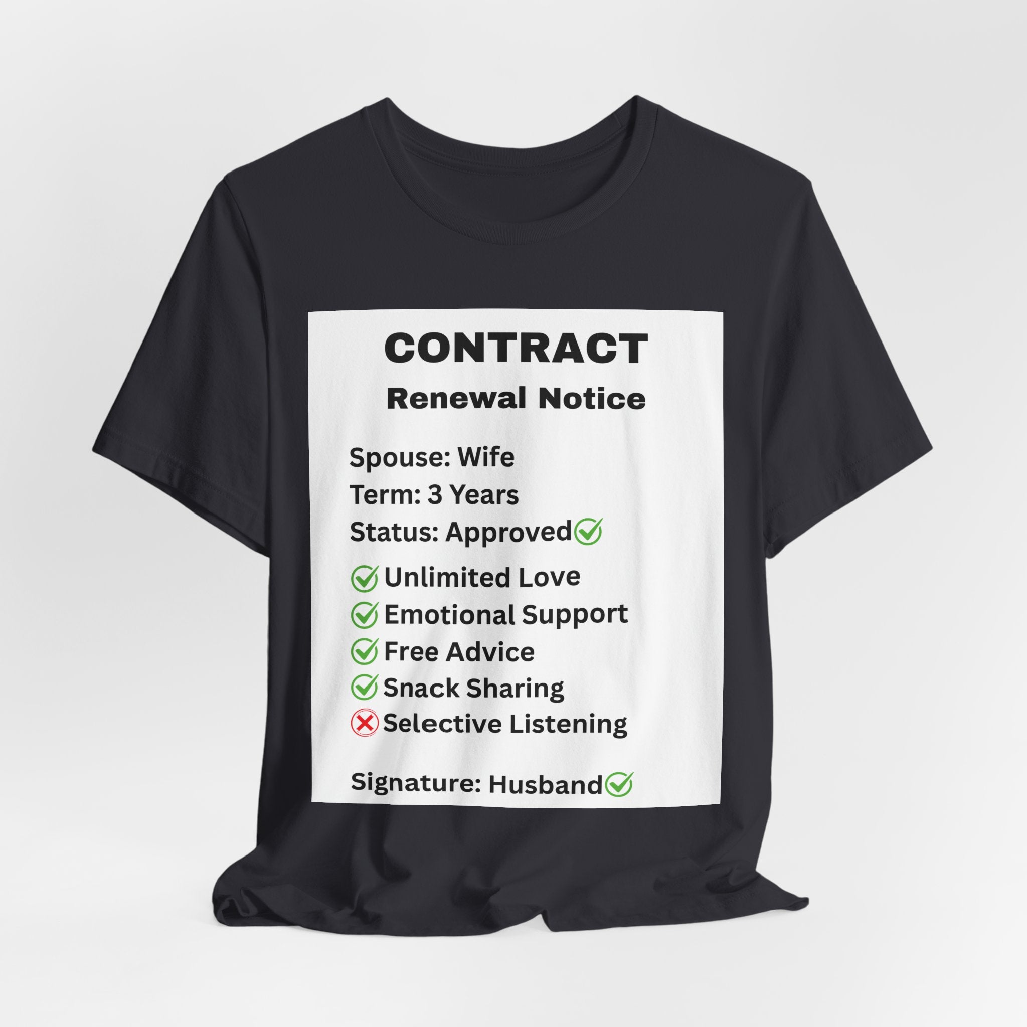 Husband Contract Renewal TShirt