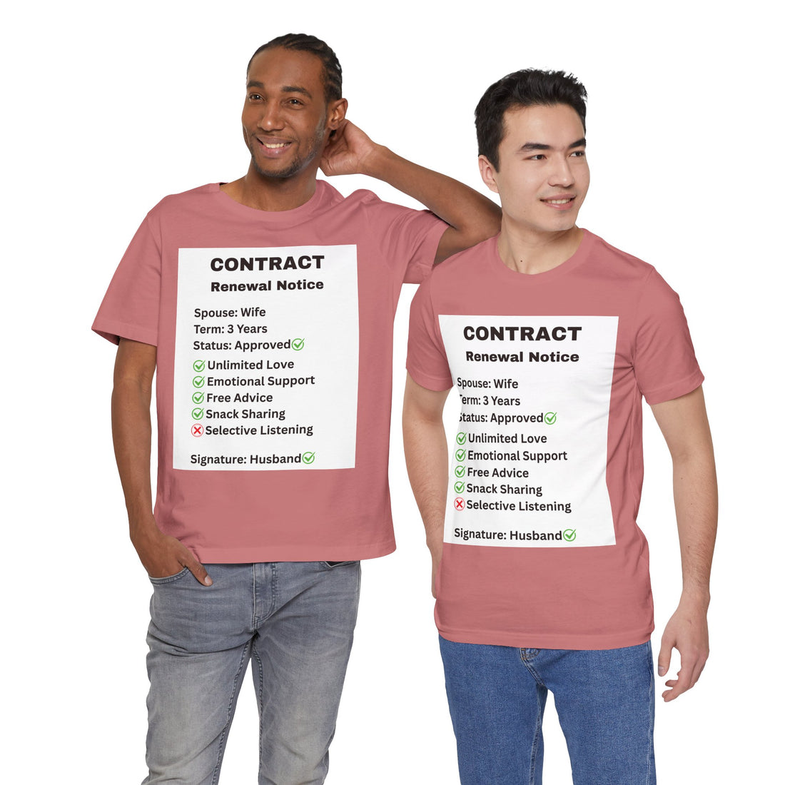 Husband Contract Renewal TShirt