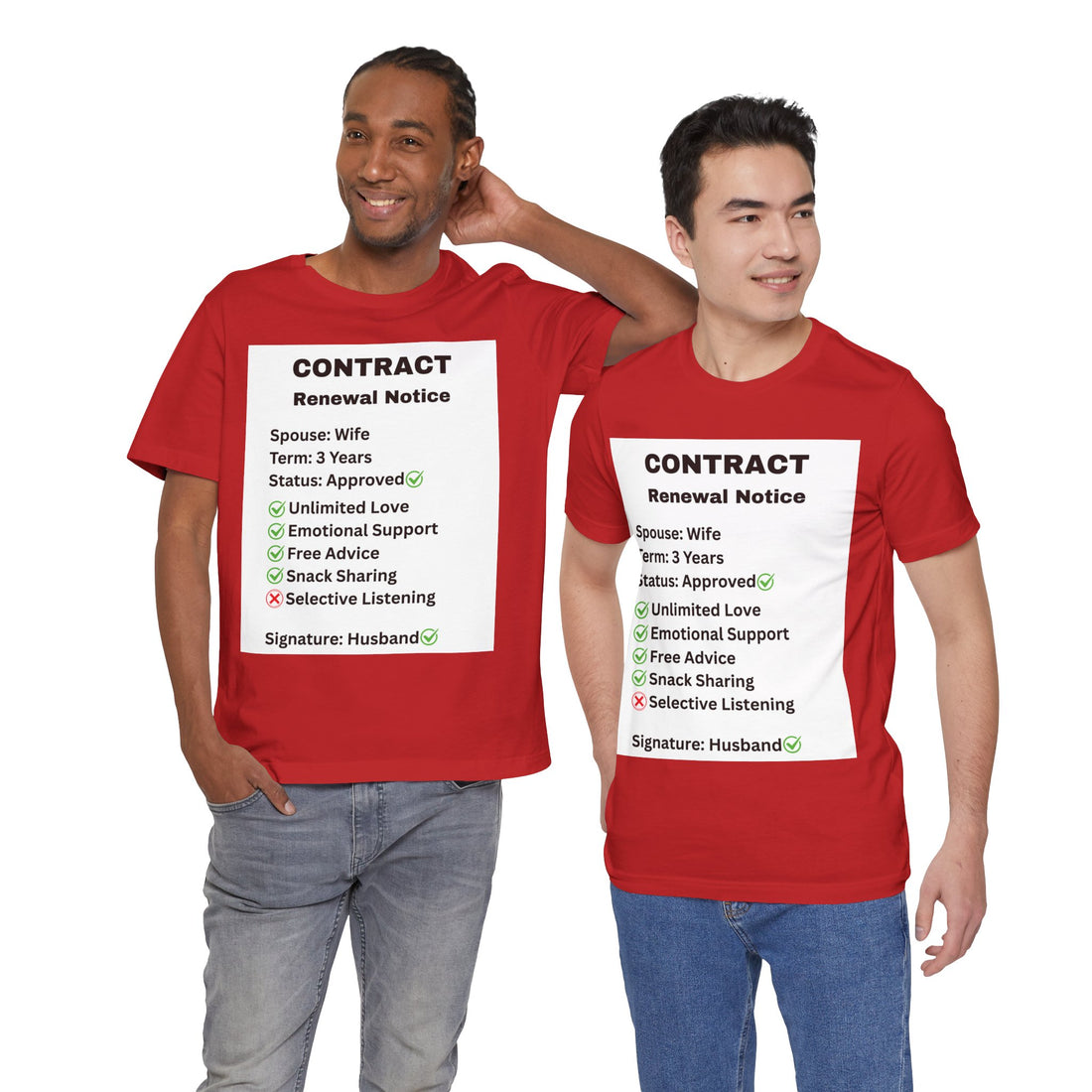 Husband Contract Renewal TShirt