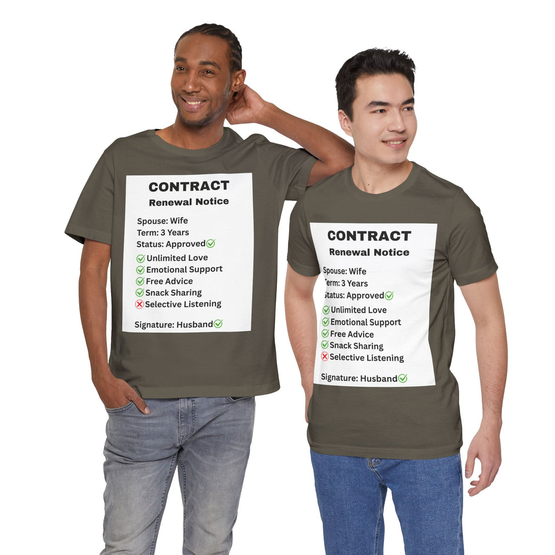 Husband Contract Renewal TShirt