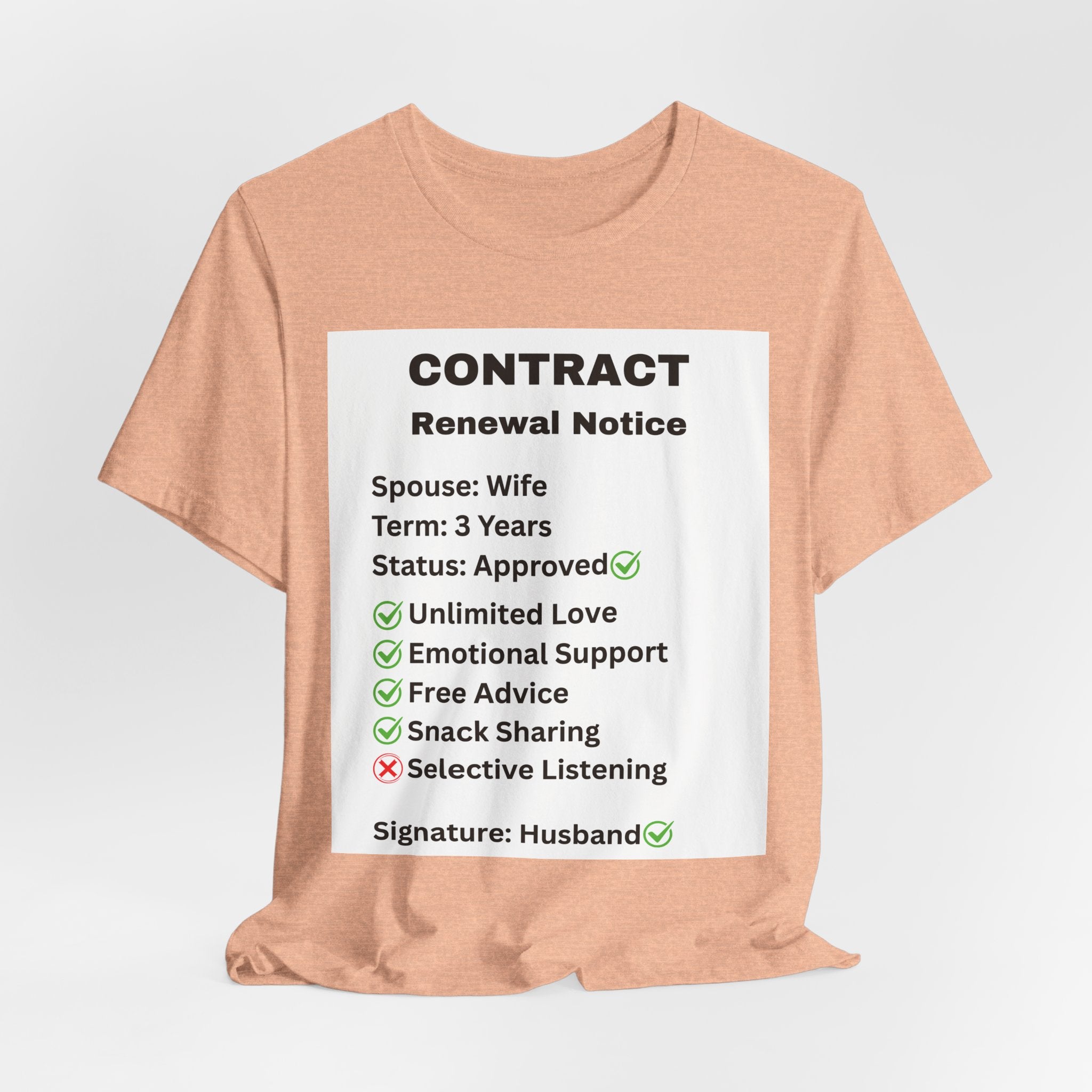 Husband Contract Renewal TShirt