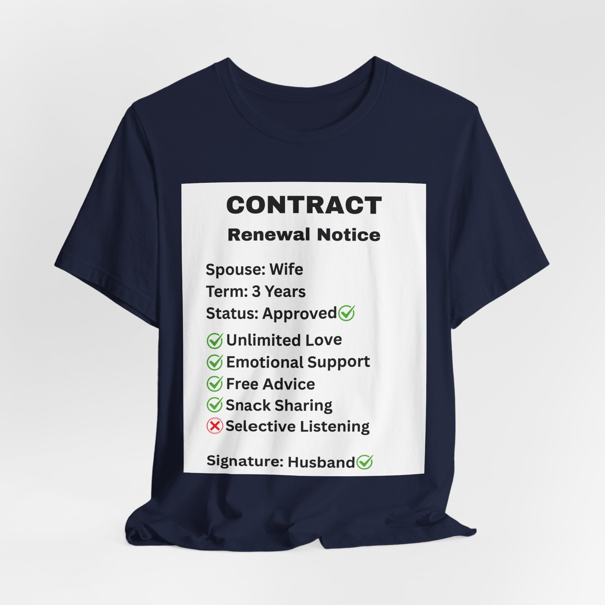 Husband Contract Renewal TShirt