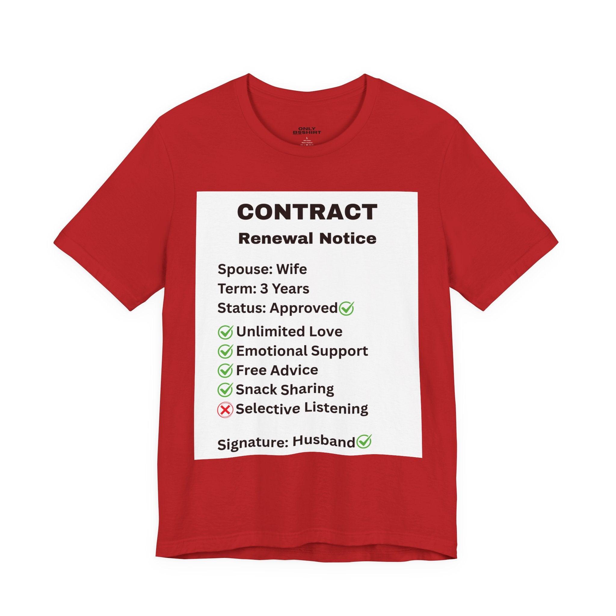 Husband Contract Renewal TShirt