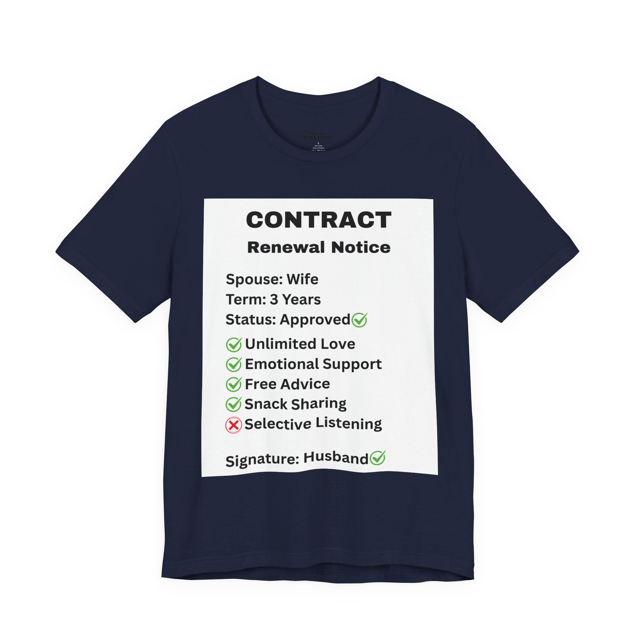 Husband Contract Renewal TShirt