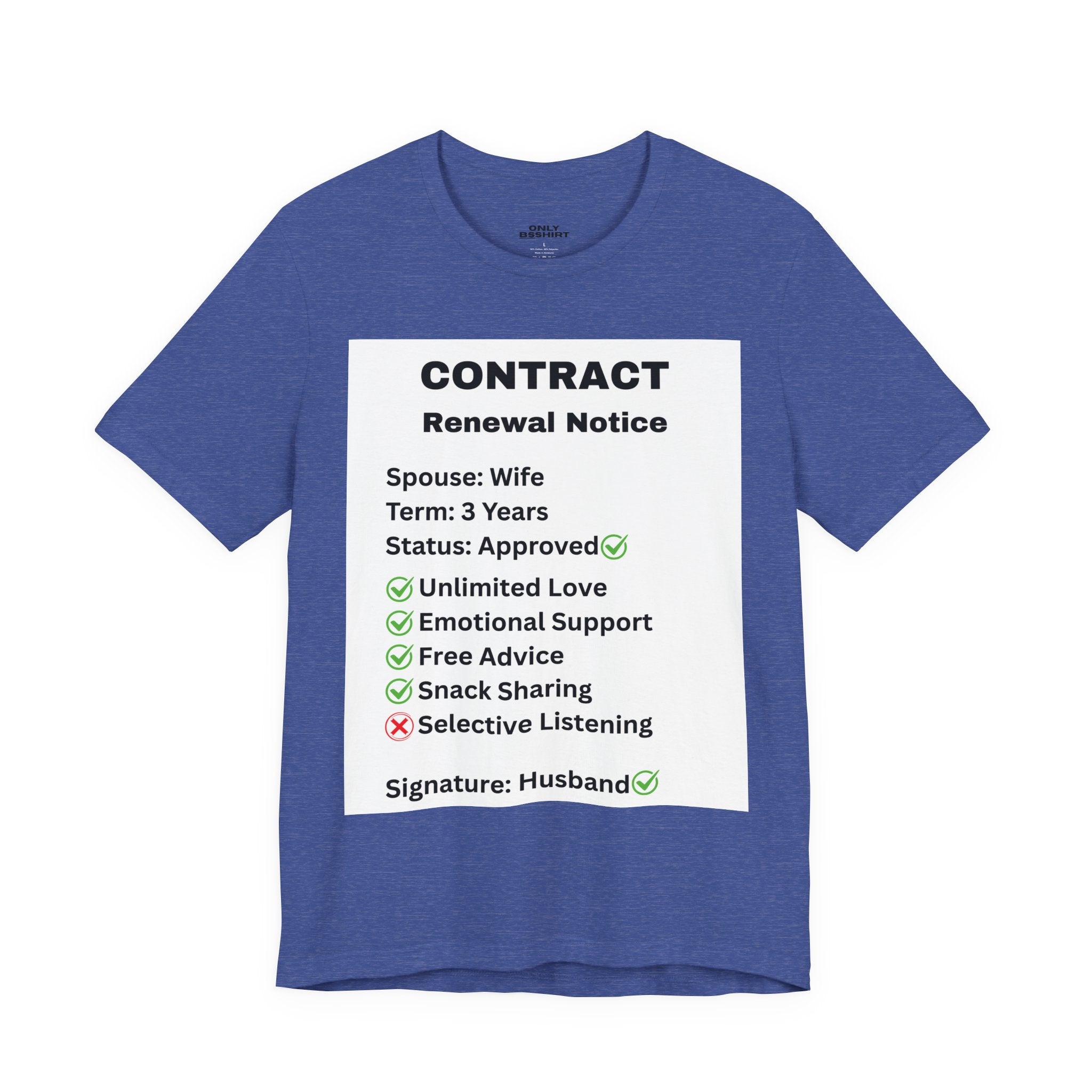 Husband Contract Renewal TShirt