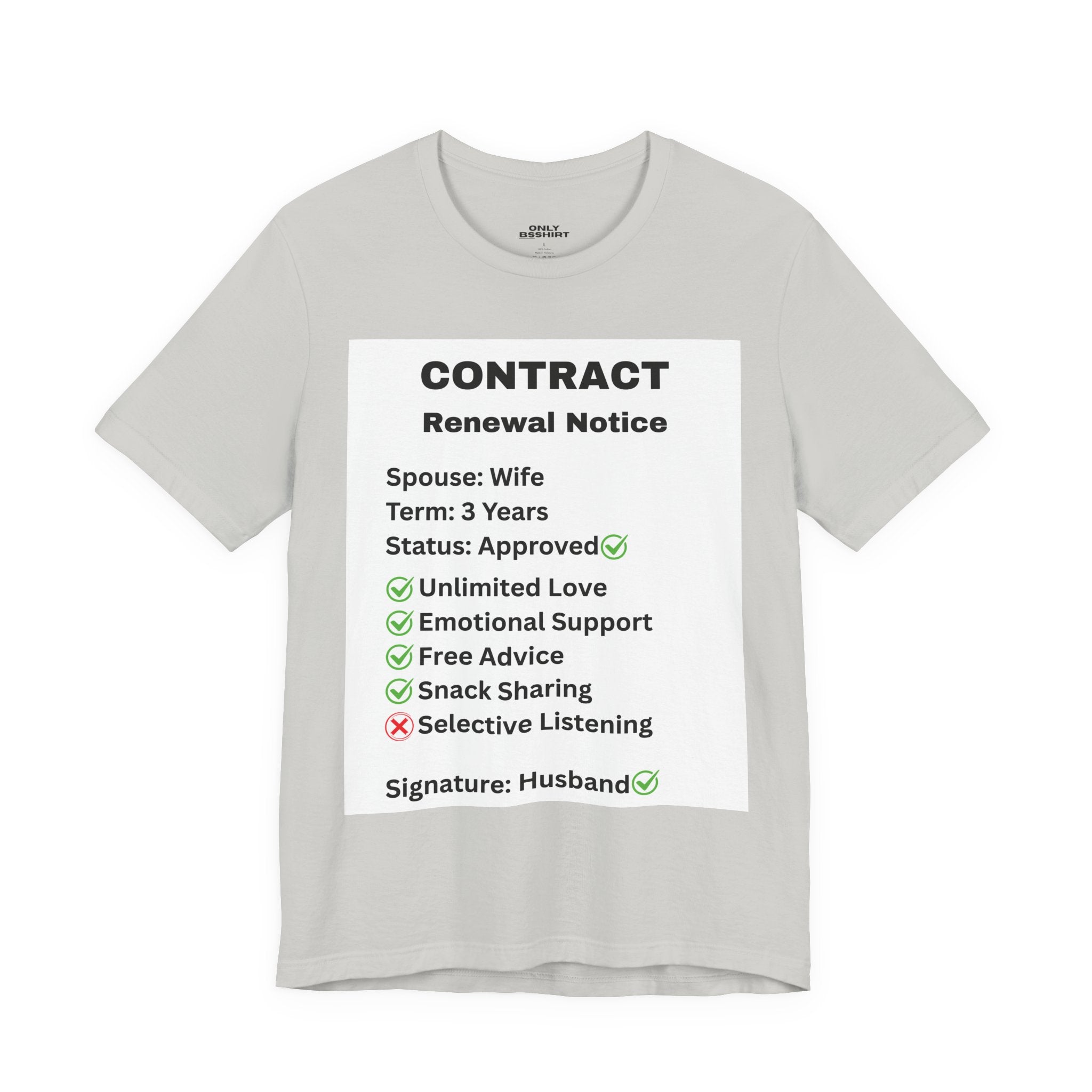 Husband Contract Renewal TShirt