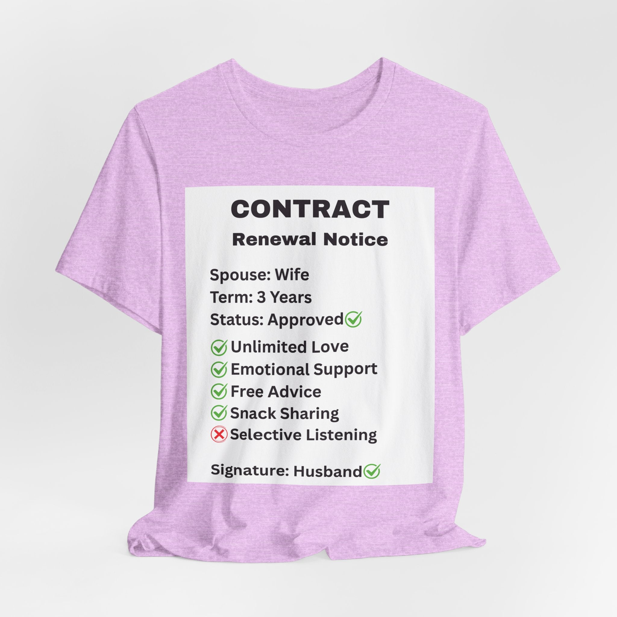 Husband Contract Renewal TShirt