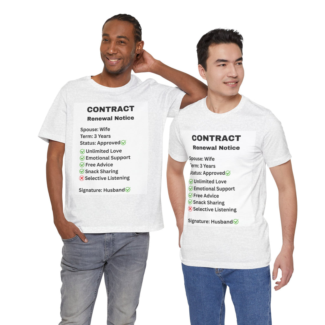 Husband Contract Renewal TShirt