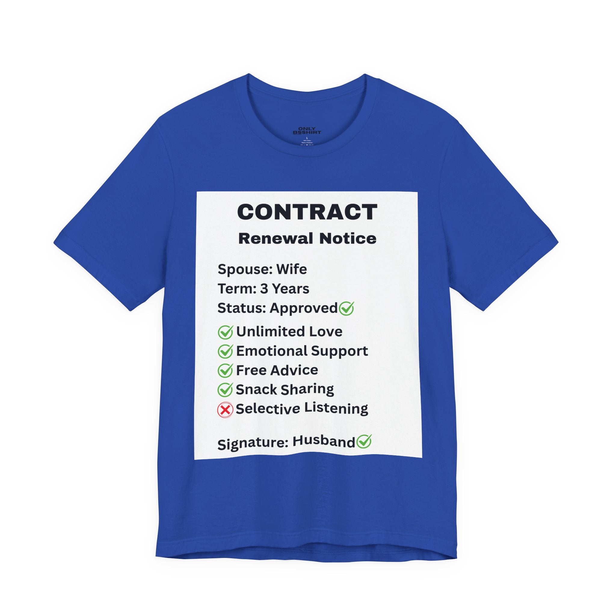 Husband Contract Renewal TShirt