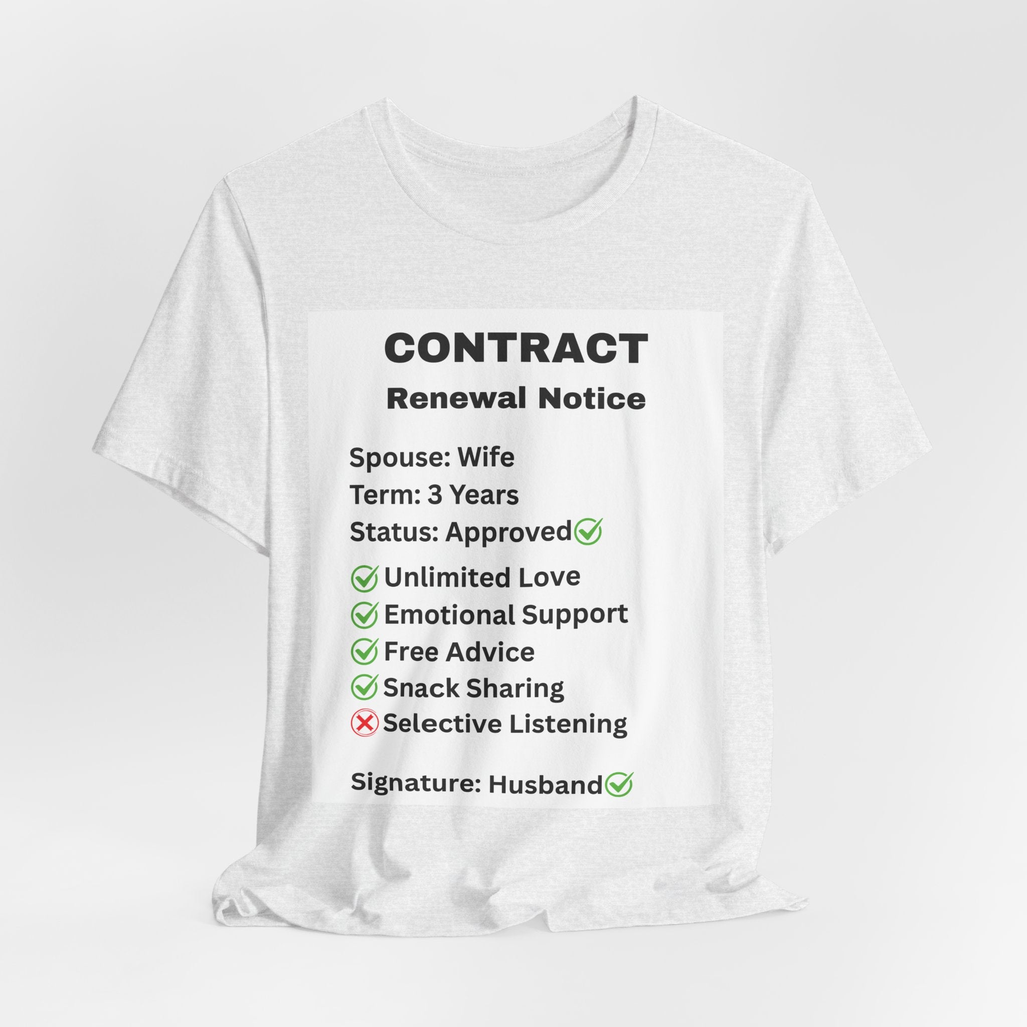 Husband Contract Renewal TShirt