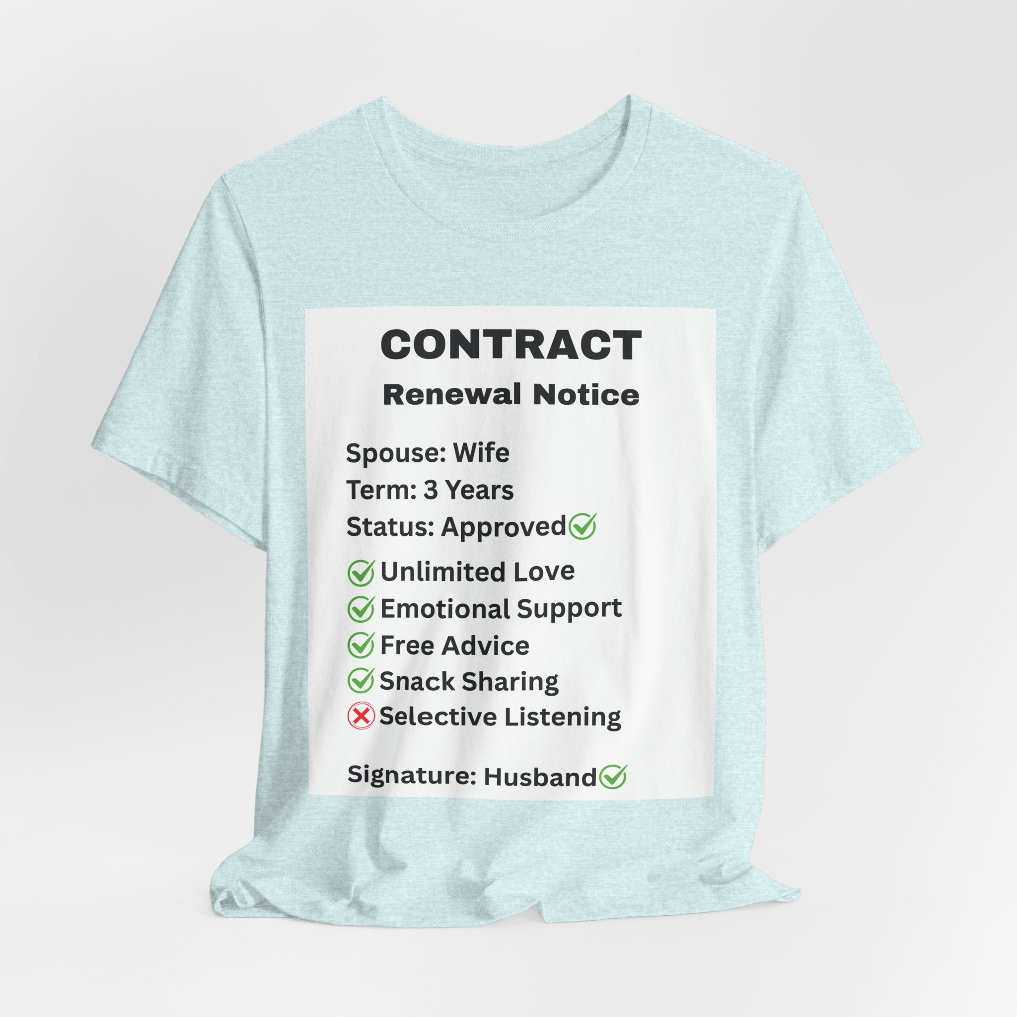 Husband Contract Renewal TShirt