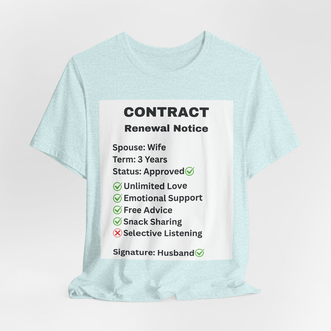 Husband Contract Renewal TShirt