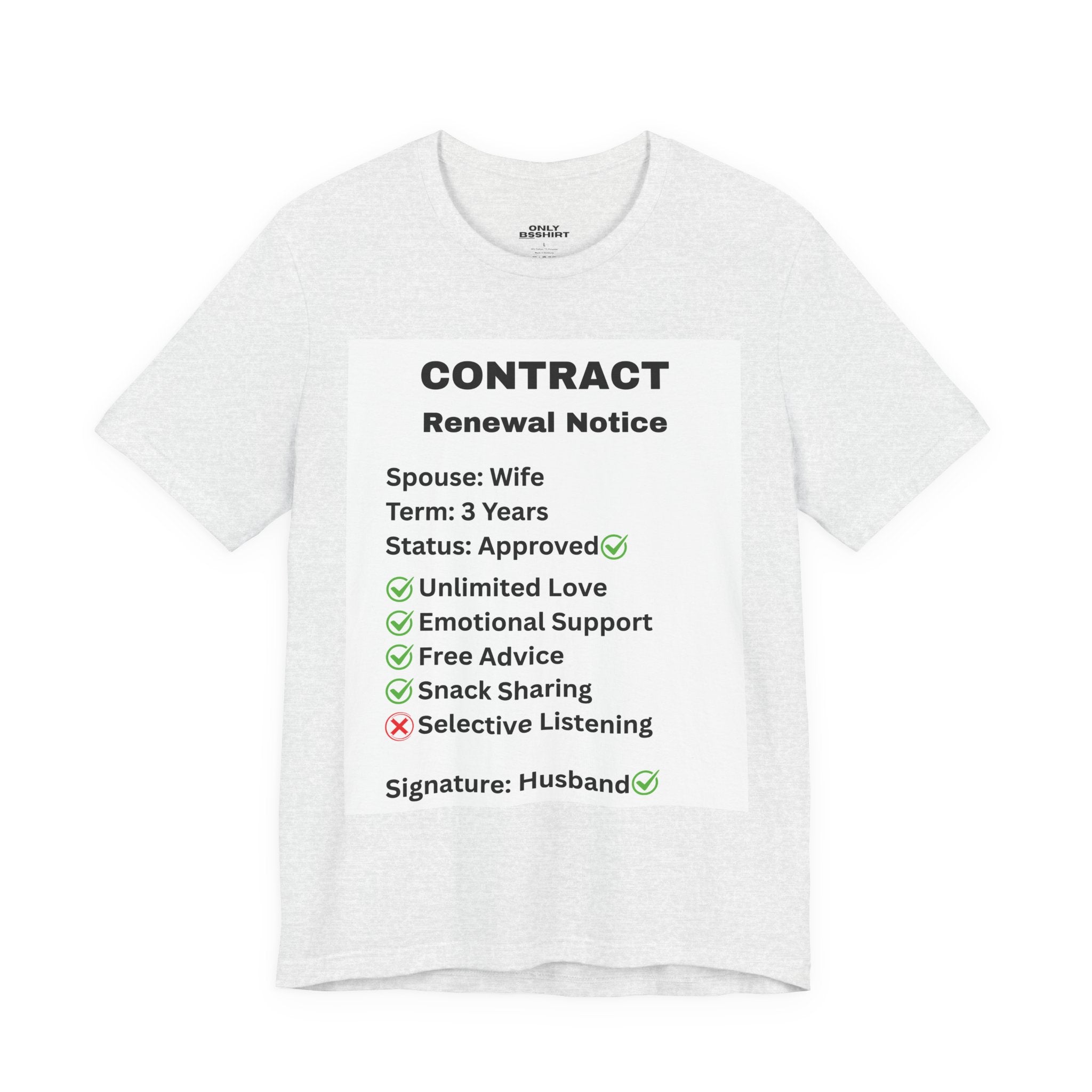 Husband Contract Renewal TShirt