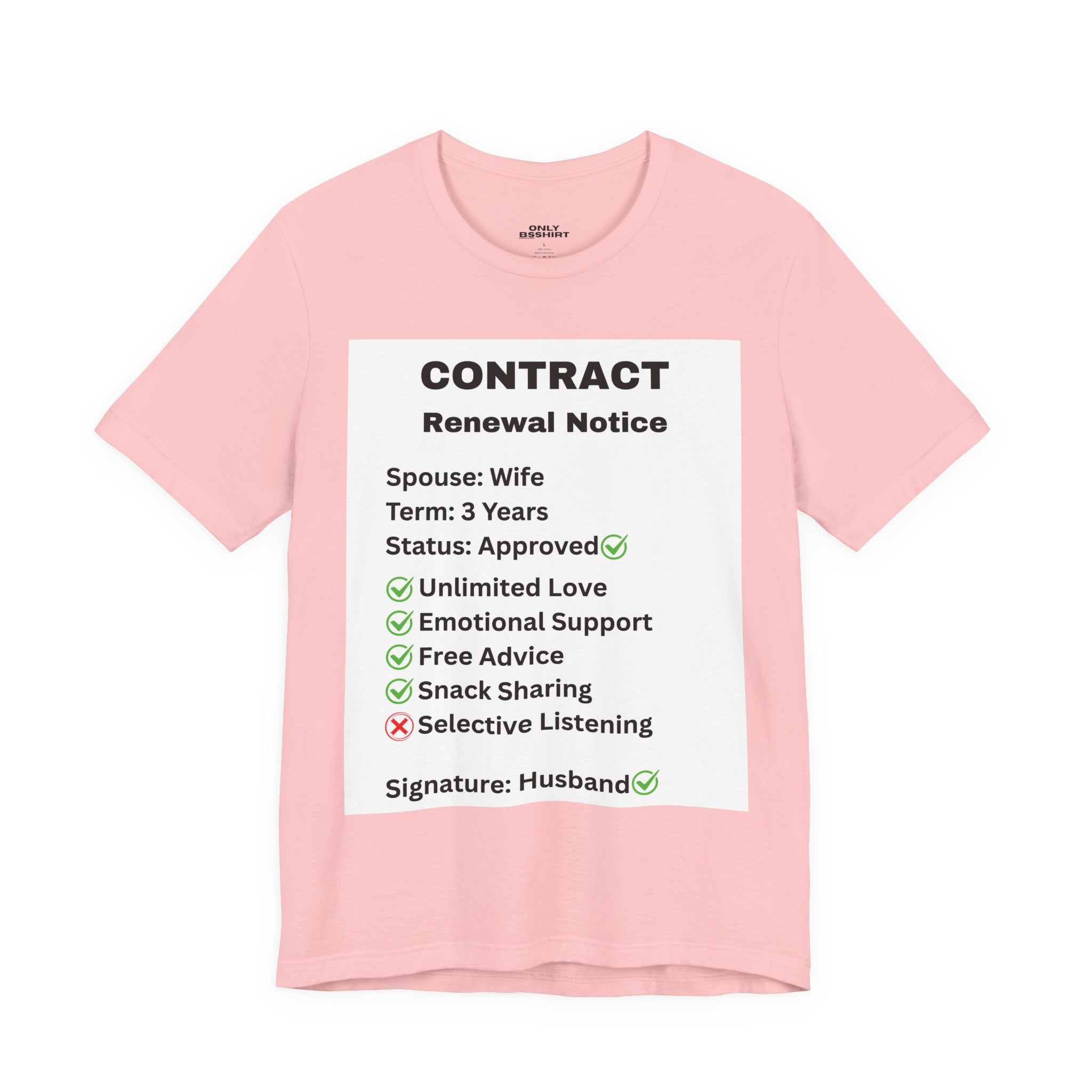 Husband Contract Renewal TShirt