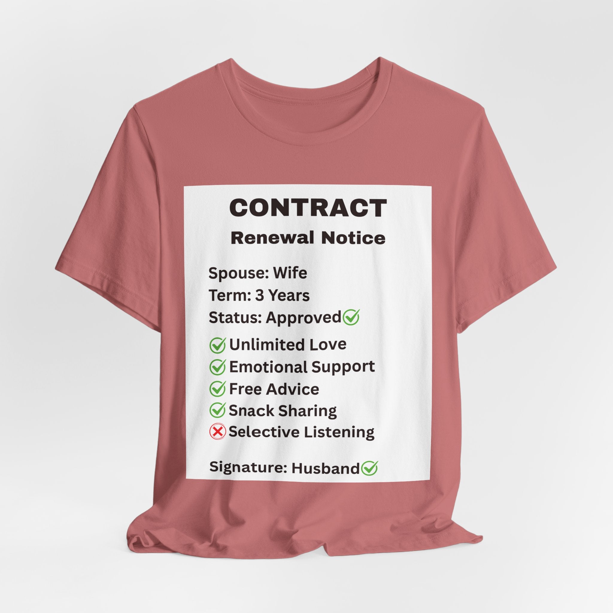 Husband Contract Renewal TShirt