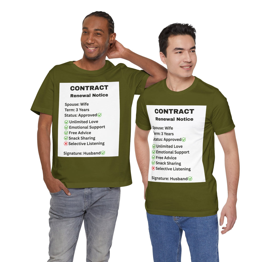 Husband Contract Renewal TShirt